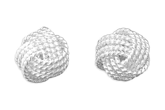 Woolmark Knot Stud Earrings