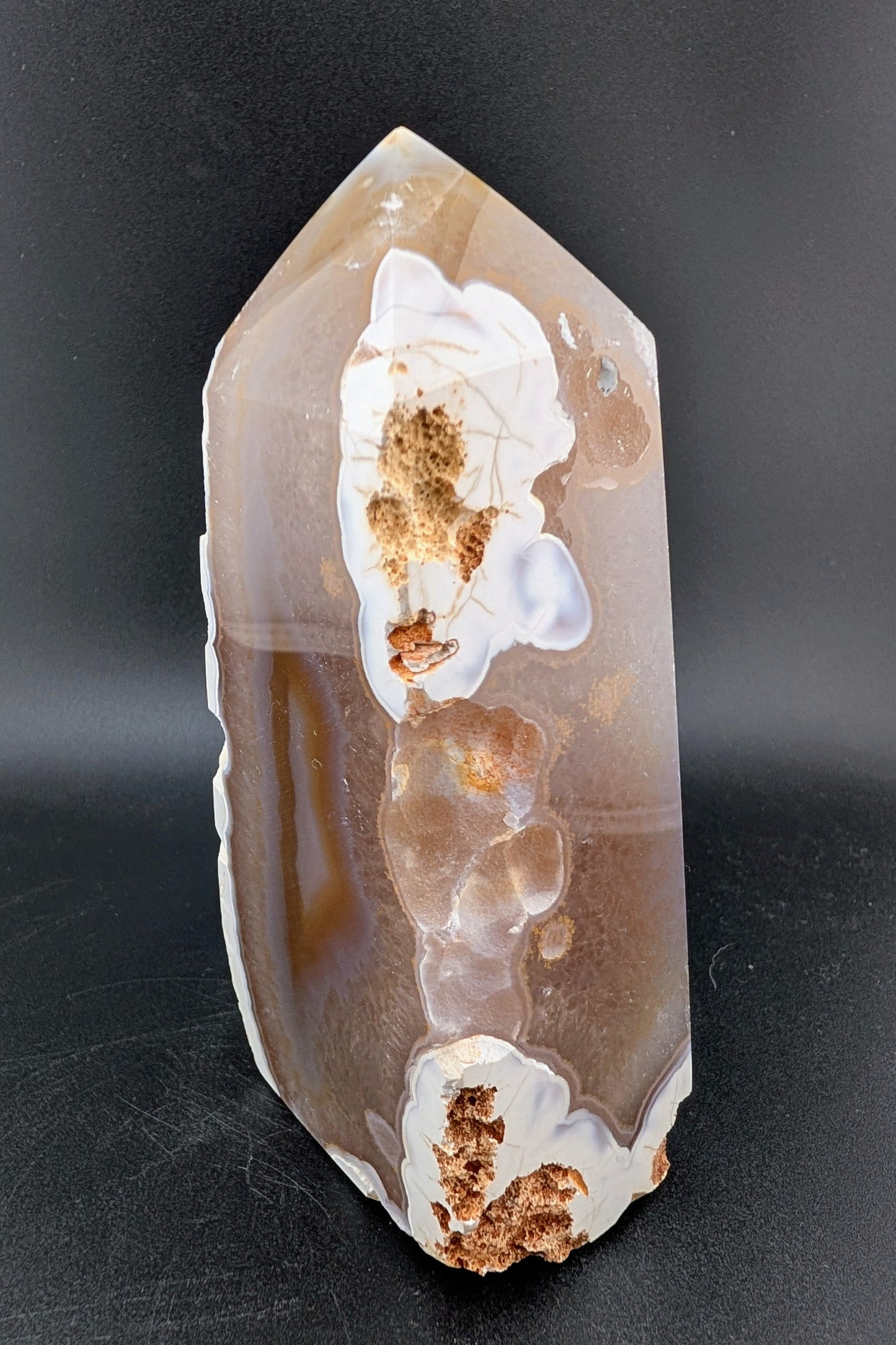 Agate Druzy Geode Tower