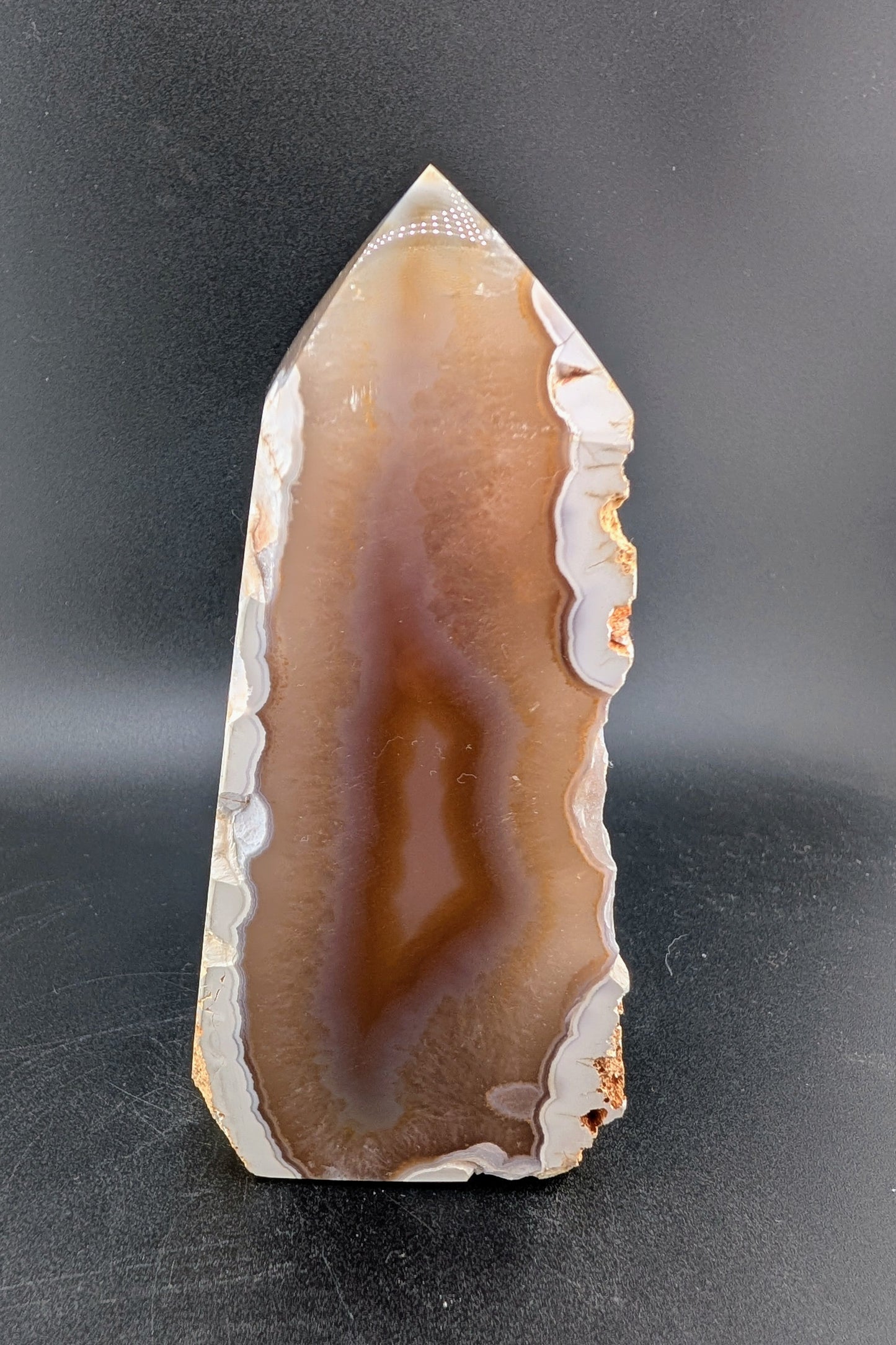 Agate Druzy Geode Tower