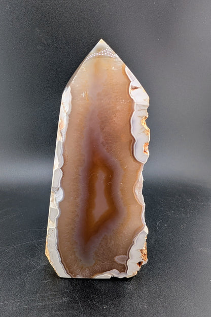 Agate Druzy Geode Tower