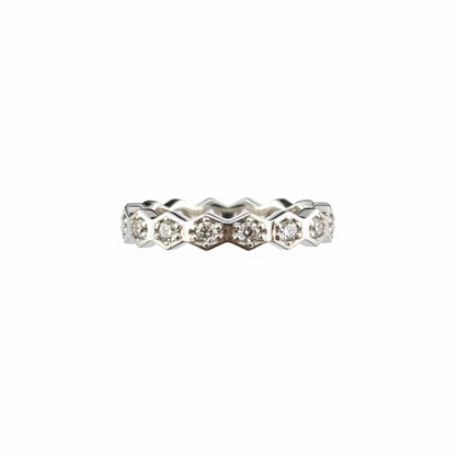 Diamond Ring - White Background Front
