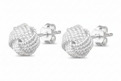 Ear studs - perspective view on white background