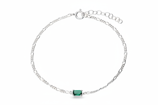 Emerald Bracelet White Background 3:2