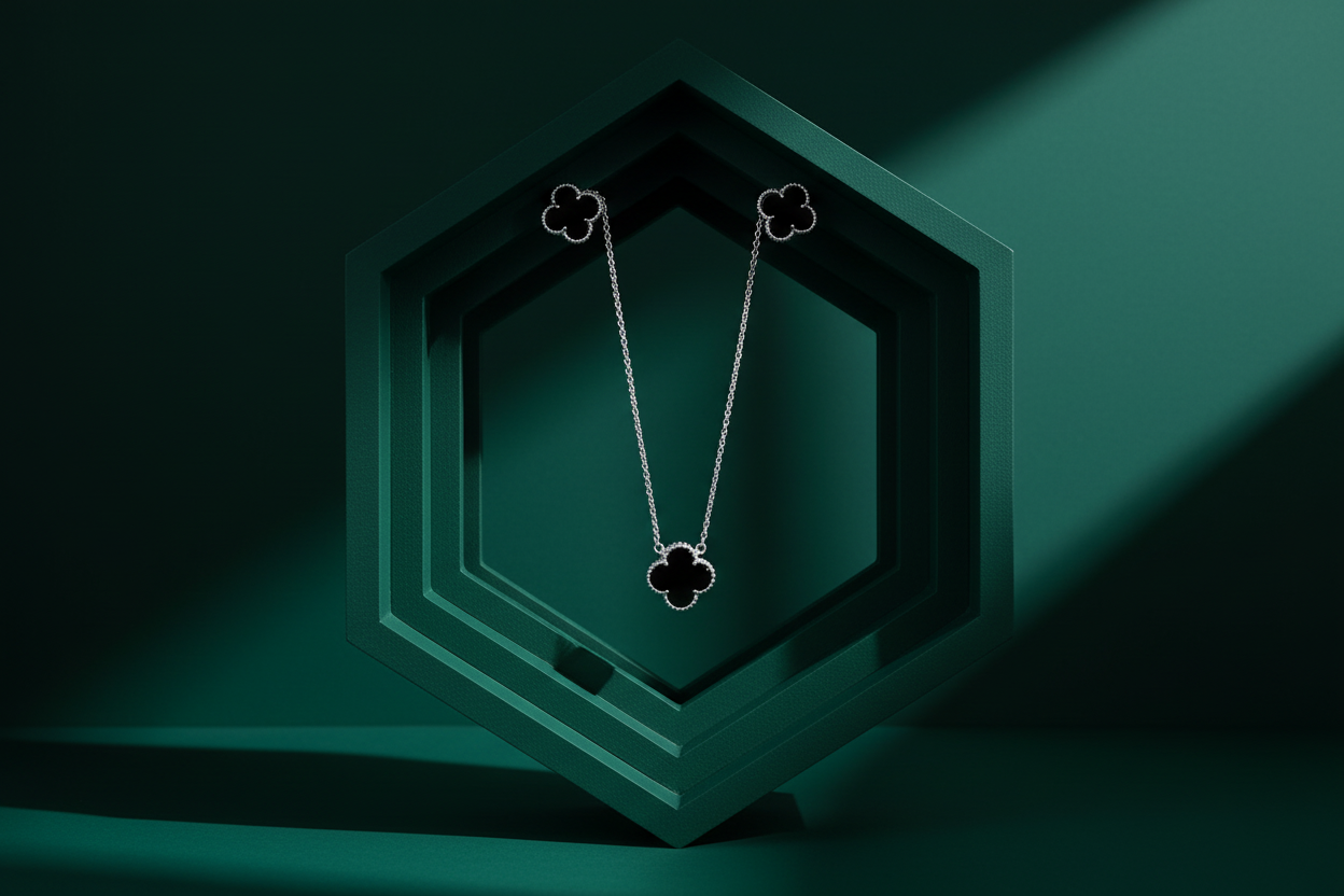 Emerald hexagonal alcove