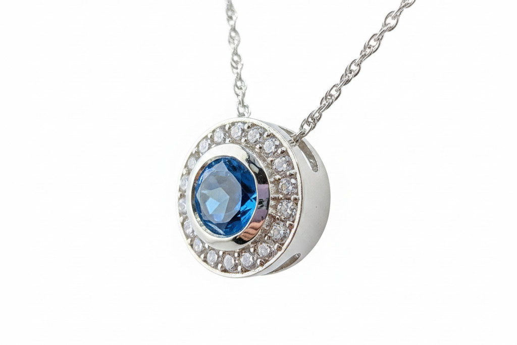 Pendant photo with pure white background
