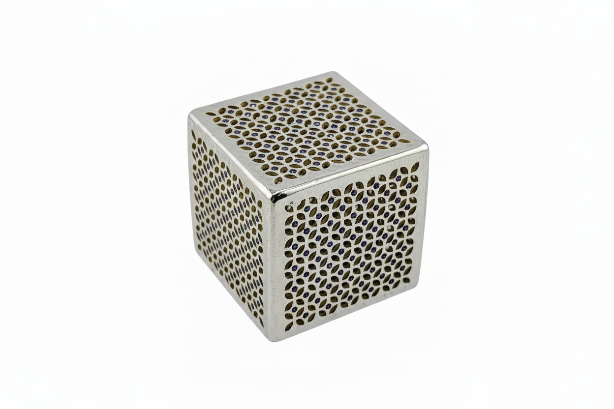 Silver Cube Zoomed Out