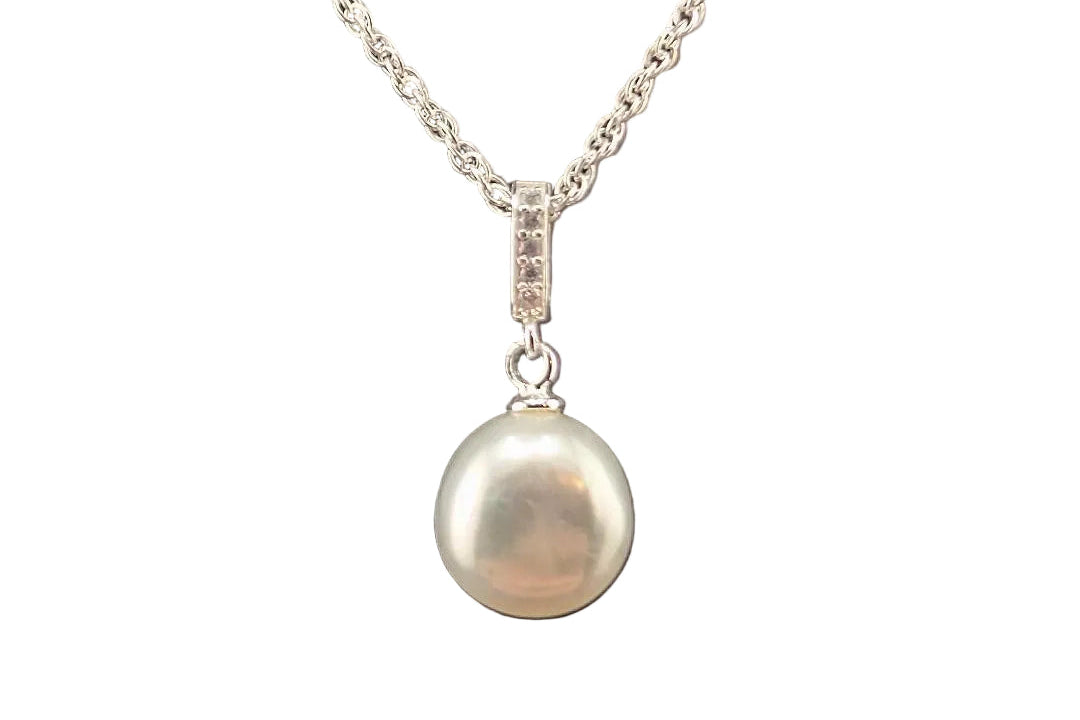 Freshwater Pearl Silver Necklace