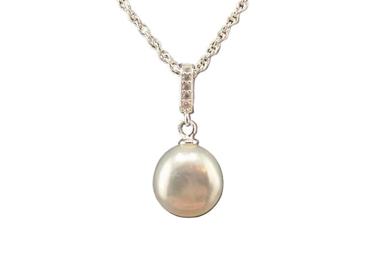 Freshwater Pearl Silver Necklace