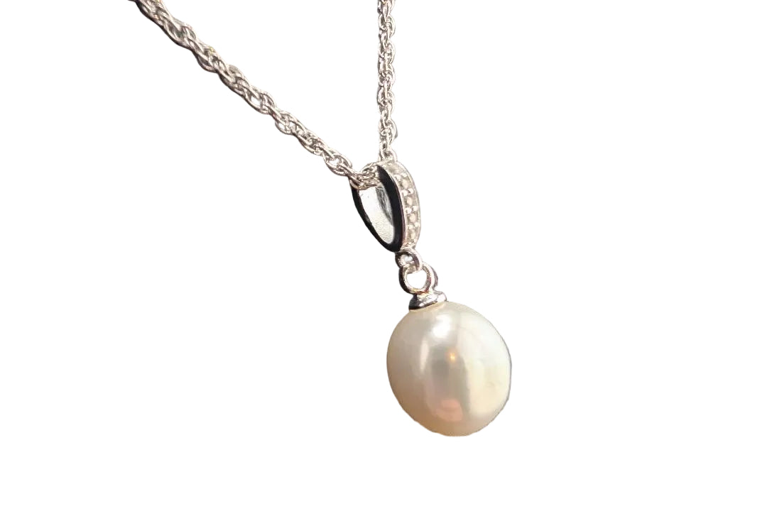 Freshwater Pearl Silver Necklace