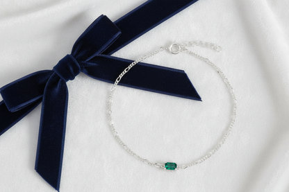 White Background Navy Ribbon